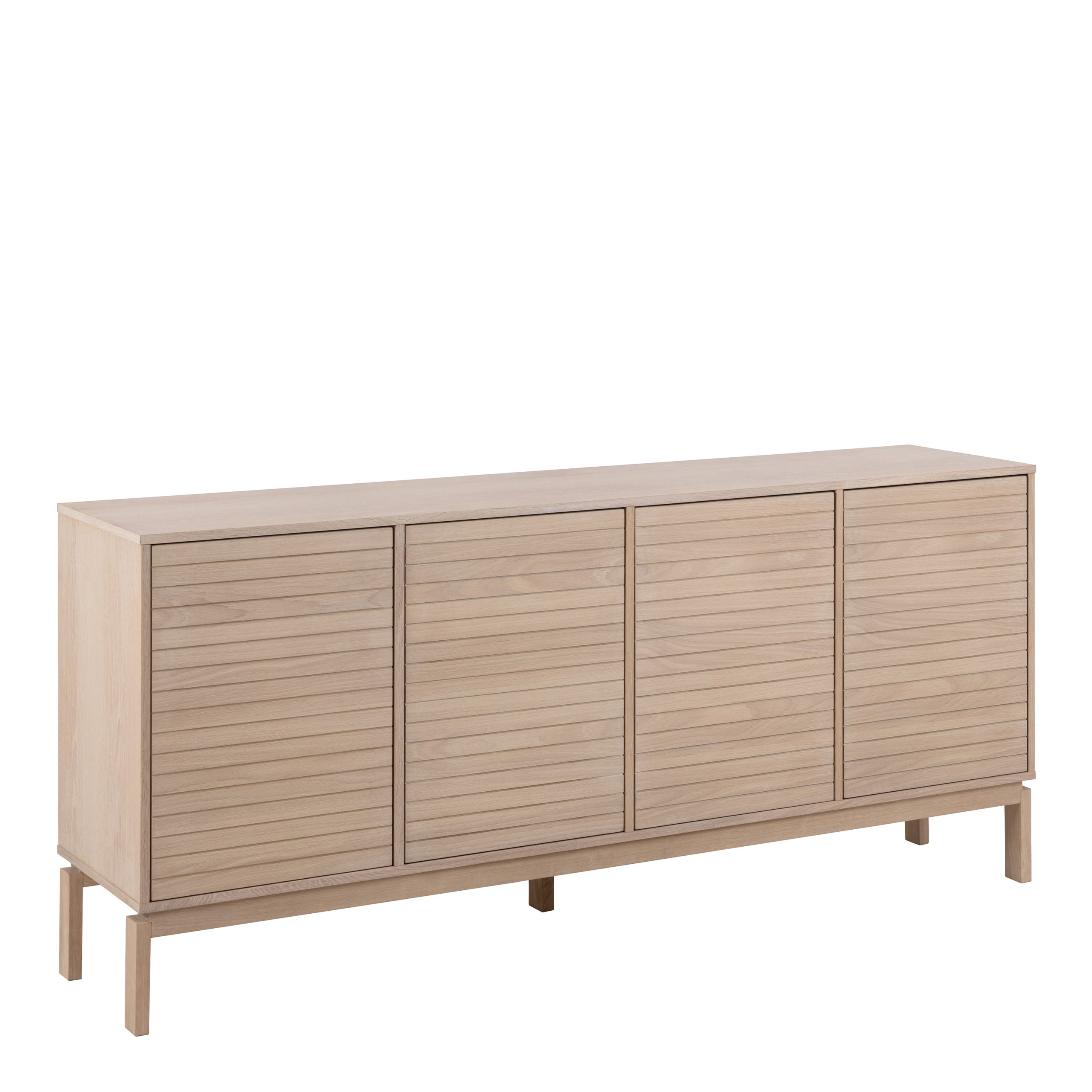 90AH000022822_1 Linley 4 Door Sideboard in White Oak - Image 1