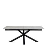 Heaven Extendable Dining Table with Ceramic Grey Top 200cm - Image 2