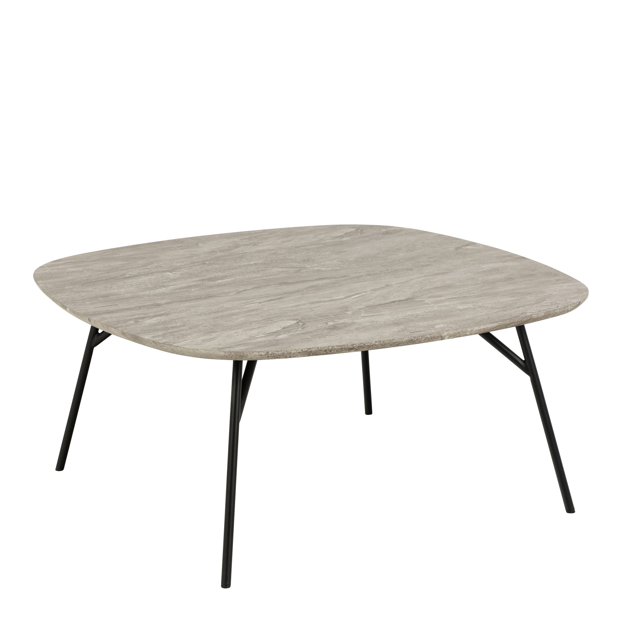 90AH000023730_1 Caracas Coffee Table with Grey Marble Effect - Image 1