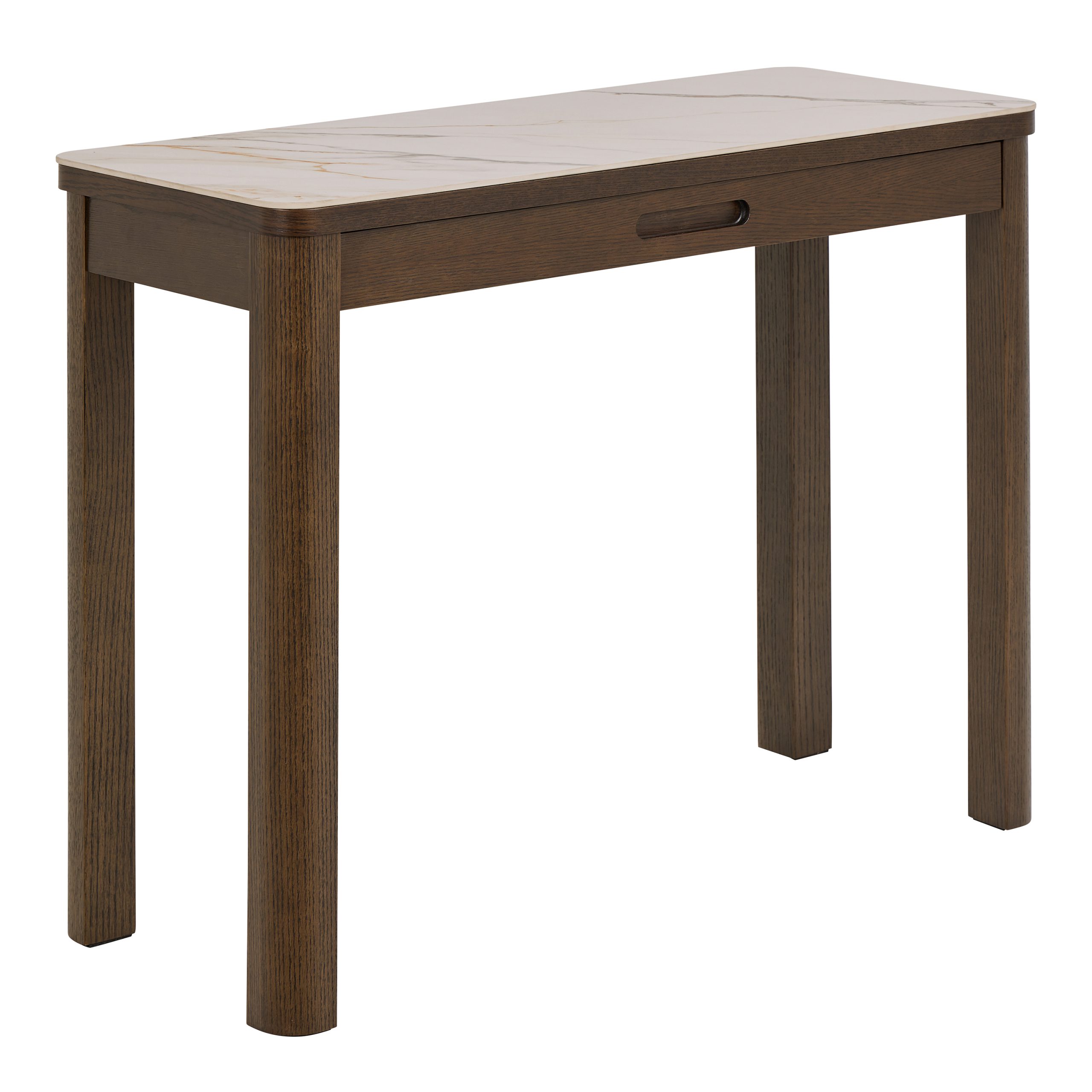 90AH000024609_1 Southampton Console Table 1 Drawer in Cream Ceramic - Image 1