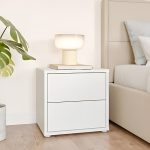 Alice Springs Low Bedside Cabinet with Push-to-Open
