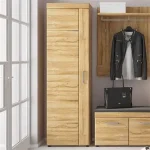 Cortina Tall Cupboard (LH) in Grandson Oak
