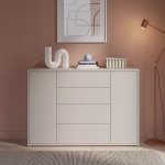 Alice Springs Wide Sideboard with 4 Drawers & 2 Doors with Push-to-Open in Sand