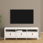 Barcelona Tv Unit 3 Drawers in White