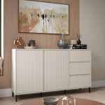 Avenale Sideboard 2 Door 3 Drawer in Cashmere