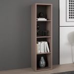 Mauro 3 Shelves Storage Unit in Terracotta