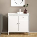 Madrid Sideboard 2 Doors 1 Drawer in White