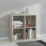 Mauro 2x2 Storage Unit in Sand Oak