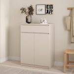 Naia Shoe cabinet with 2 Doors 1 Drawer in Cashmere