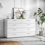 Pepe Wide Chest of 8 Drawers (4) in White