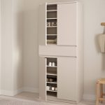 Naia Shoe cabinet with 4 Doors 1 Drawer in Cashmere