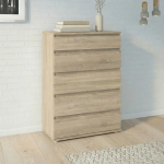 Nova Chest of 5 Drawers in Oak