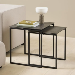 Seaford Nest of Tables in Ash Black