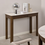 Southampton Console Table 1 Drawer in Cream Ceramic