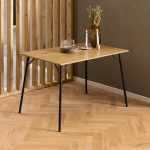 Peru Rectangular Dining Table in Wild Oak 120x80cm
