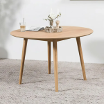 Roxby Round Dining Table in Oak 140cm