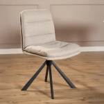 Dean Beige Swivel Dining Chair Set of 2