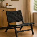 Carson Lounge Chair in Black