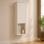 Alice Springs Narrow Cupboard with 1 Door Push-to-Open in Sand