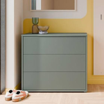 Alice Springs 3 Drawer Chest With Push-to-Open in Sage Green