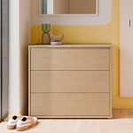 Alice Springs 3 Drawer Chest with Push-to-Open Drawers in Elegancia Oak