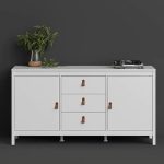 Barcelona Sideboard 2 Doors 3 Drawers in White