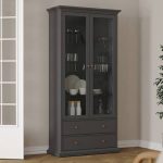 Paris China cabinet in Matt Grey