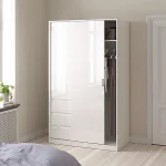 Naia Wardrobe with 1 Sliding Door 1 Door 3 Drawers - Image 2