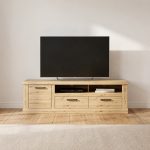 Corona 2 Drawer 1 Door Coffee TV Unit in Artisan Oak