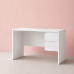 Fribo Desk 2 Drawer in Alpine White