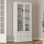 Paris China cabinet in White