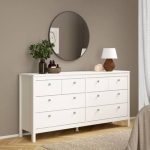 Madrid Double Dresser 4 Drawers in White