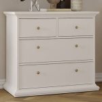 Paris Chest of 4 Drawers in White