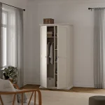 Paris Wardrobe with 2 Doors in Cashmere - Image 2
