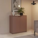 Ganymede 2 Door Cupboard in Terracotta