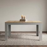 Bohol Extending Dining Table 160-207cm in Riviera Oak/Grey Oak