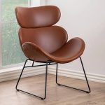 Cazar Lounge Chair in Brown