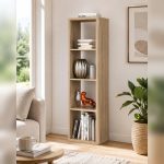 Mauro 3 Shelves Storage Unit in Sonoma Oak