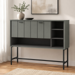 Arundel Bar Table 1 Flap in Green/Grey