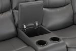 Harald Electric Recliner Sofa Grey 3+2 Seater - Image 4