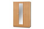 3 Door Wardrobe with Mirror - Image 2