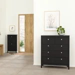 Madrid Package – Bedside Table Drawers Chest Wardrobe - Image 2