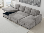 Como Sofabed Grey U Shape Corner - Image 3