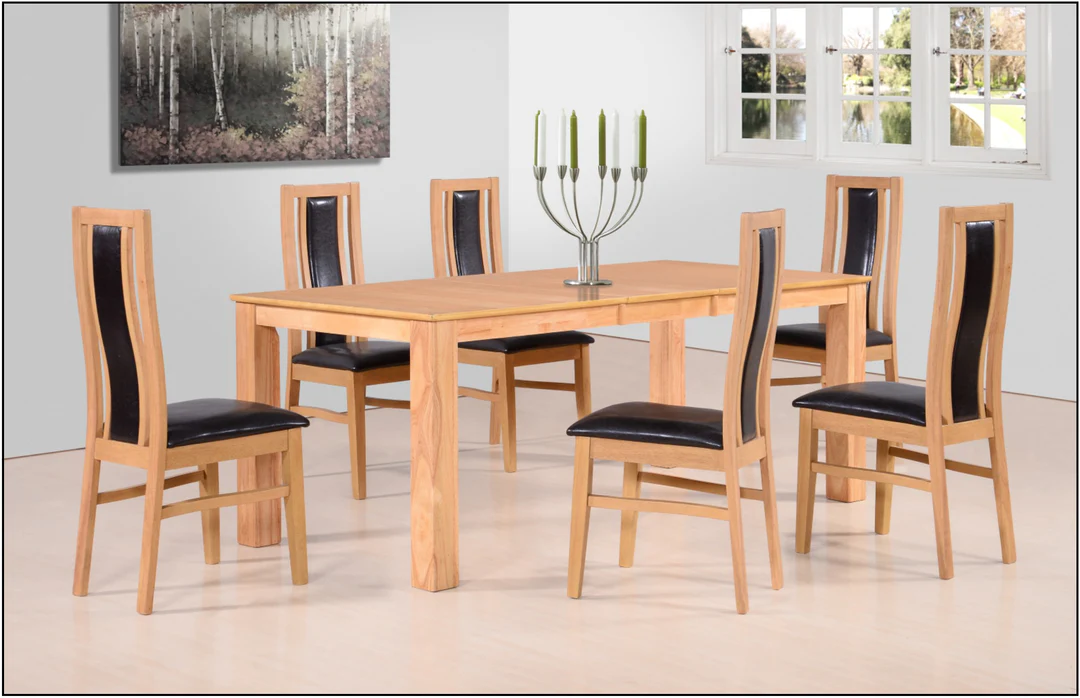 FollyExtendableNatural_9231c4a7-7e44-4953-98bb-636224554bf2_1080x Folly Dining Table Set (1+6) - Image 1