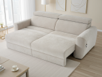 Dakota Electric Sofabed Beige 3 Seater - Image 2