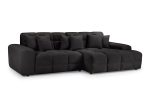 Jacob Sofa Black Right Hand Facing Corner - Image 3