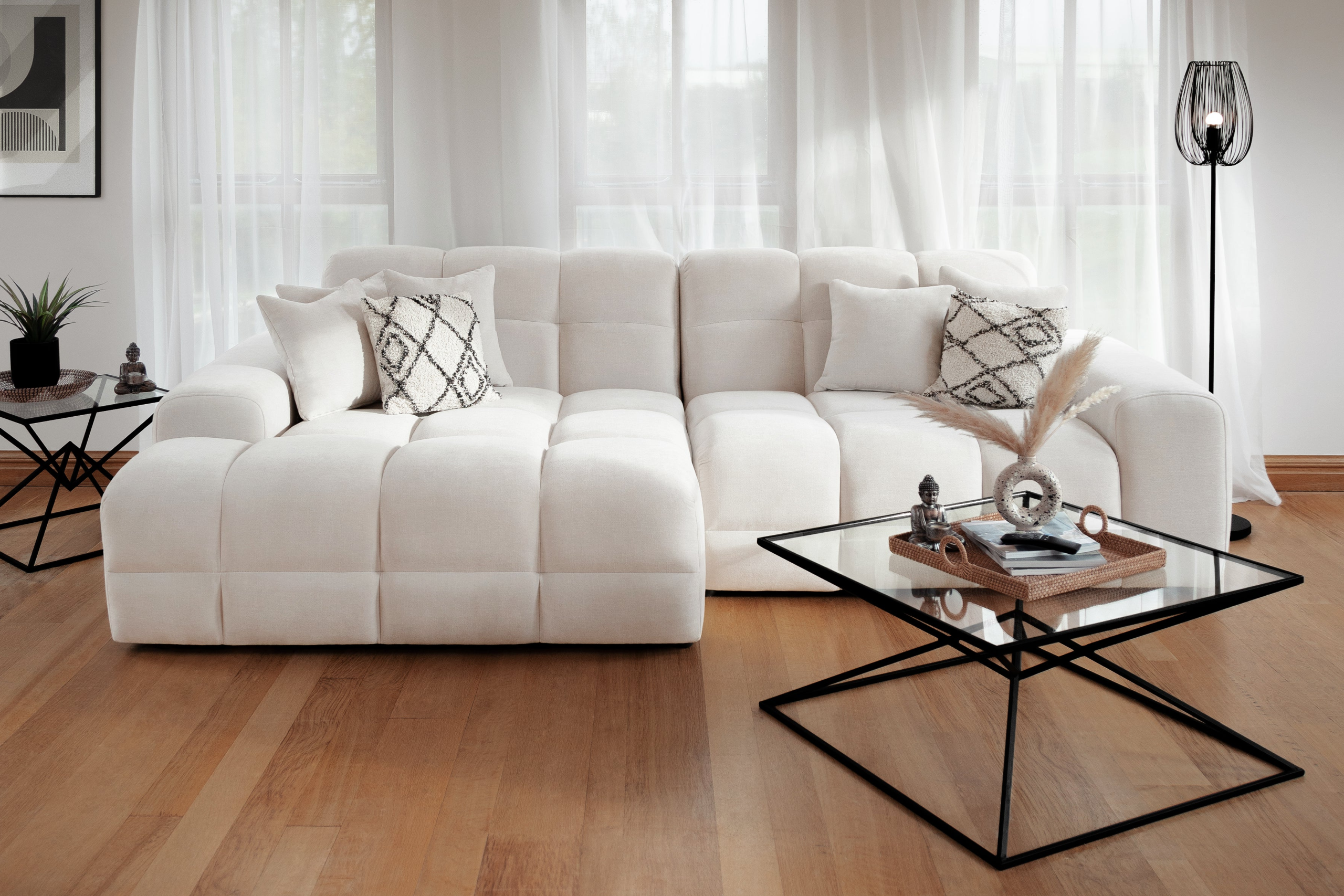 Jacob Sofa Beige Left Hand Facing Corner - Image 2