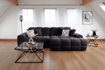 Jacob Sofa Black Right Hand Facing Corner - Image 4