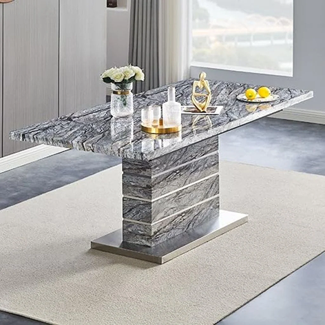 image 139 Roseberry Coffee Table (Marble Effect) - Image 1