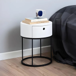 Polo Round Bedside Table